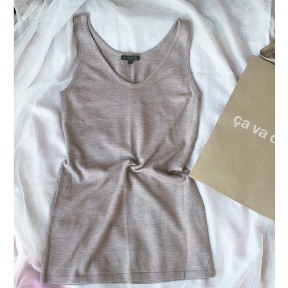 NWOT merinos sleeveless longline S/S - Picture 3 of 5